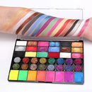 Cosplay Body Paint Kit 42-Color Set Washable Makeup Kids Children Friendly Halloween Carnival Party Prop