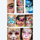 Cosplay Body Paint Kit 42-Color Set Washable Makeup Kids Children Friendly Halloween Carnival Party Prop