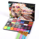 Cosplay Body Paint Kit 42-Color Set Washable Makeup Kids Children Friendly Halloween Carnival Party Prop
