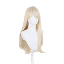 2023 Long Straight Blonde Hair Heat Resistant Synthetic Hair Cosplay Wig