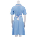 Waitress: The Musical Jenna Hunterson Womne Blue Dress Carnival Halloween Cosplay Costume
