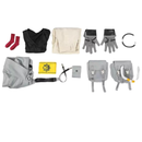 Gachiakuta Rudo Surebrec Black Outfit Carnival Halloween Cosplay Costume