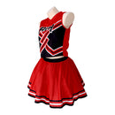 Bring It On Pom-pom Girl Women Red Cheerleader Costume Carnival Halloween Cosplay Costume