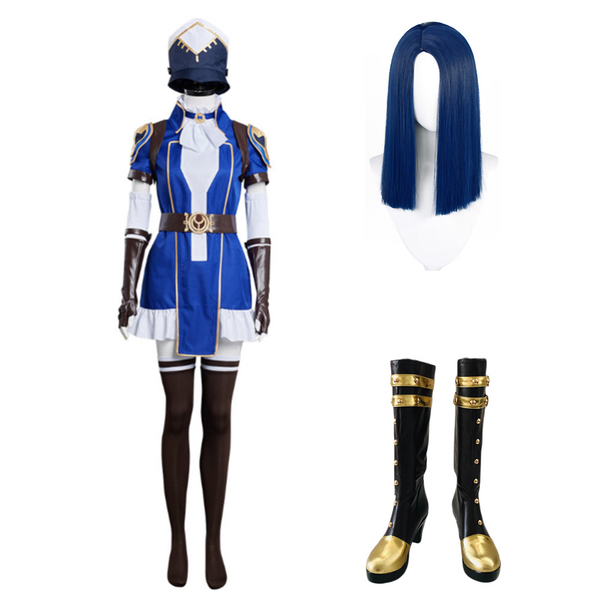 Arcane: League of Legends LOL Caitlyn the Sheriff of Piltover Cosplay Costume