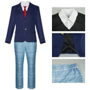Wakana Gojo School Uniform Blue Outfit Carnival Halloween Cosplay Costume