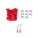 May I Ask for One Final Thing Scarlet El Vandimion Red Dress Carnival Halloween Cosplay Costume