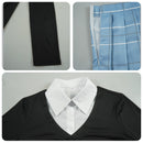 Marin Kitagawa School Uniform Women Blue Dress Outfit Carnival Halloween Cosplay Costume