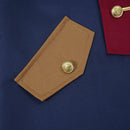 Cosplay Costume Colonial Style Officer Uniform Vintage Authentic Blue Men Halloween Carnival Party Outfits