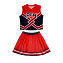 Bring It On Pom-pom Girl Women Red Cheerleader Costume Carnival Halloween Cosplay Costume