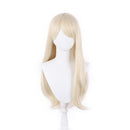 2023 Long Straight Blonde Hair Heat Resistant Synthetic Hair Cosplay Wig