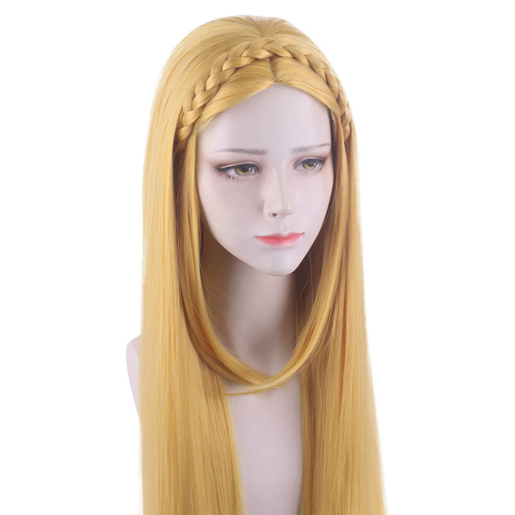 The Legend of Zelda Princess Zelda Cosplay Wig Heat Resistant Synthetic Hair Carnival Halloween Party Props
