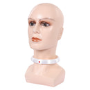 Cosplay Accessory Sua Till Alien Stage Neck Collar White Halloween Carnival Party Prop
