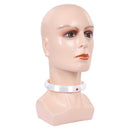 Cosplay Accessory Sua Till Alien Stage Neck Collar White Halloween Carnival Party Prop