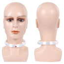 Cosplay Accessory Sua Till Alien Stage Neck Collar White Halloween Carnival Party Prop