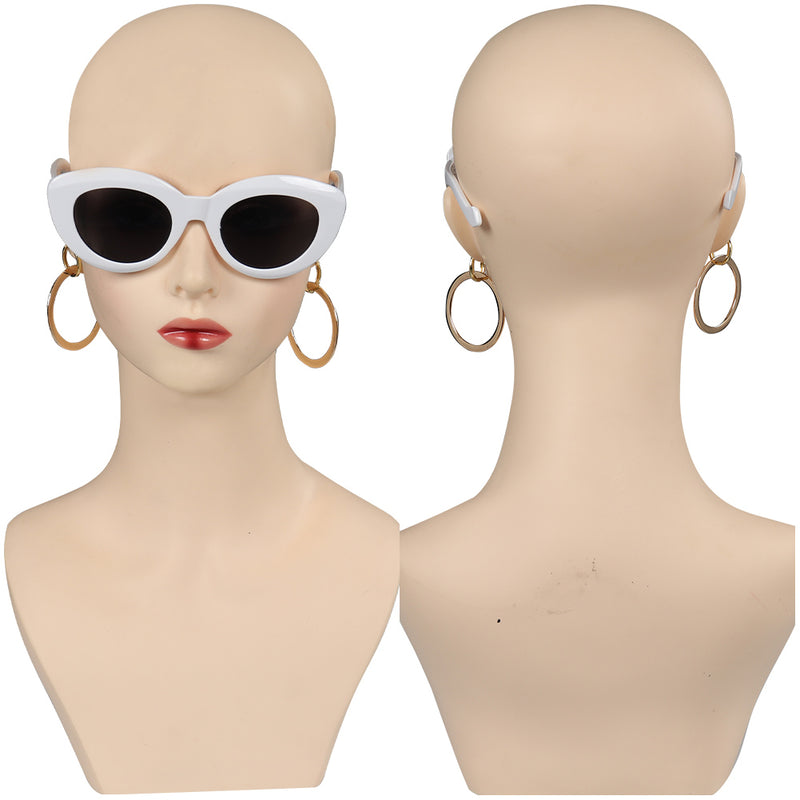 2023 Movie Cosplay Eyeglasses Earings Halloween Carnival Costume Accessories