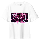 Hazbin Hotel Angel Dust Black White T-shirt Summer Men Women Short Sleeve Shirt