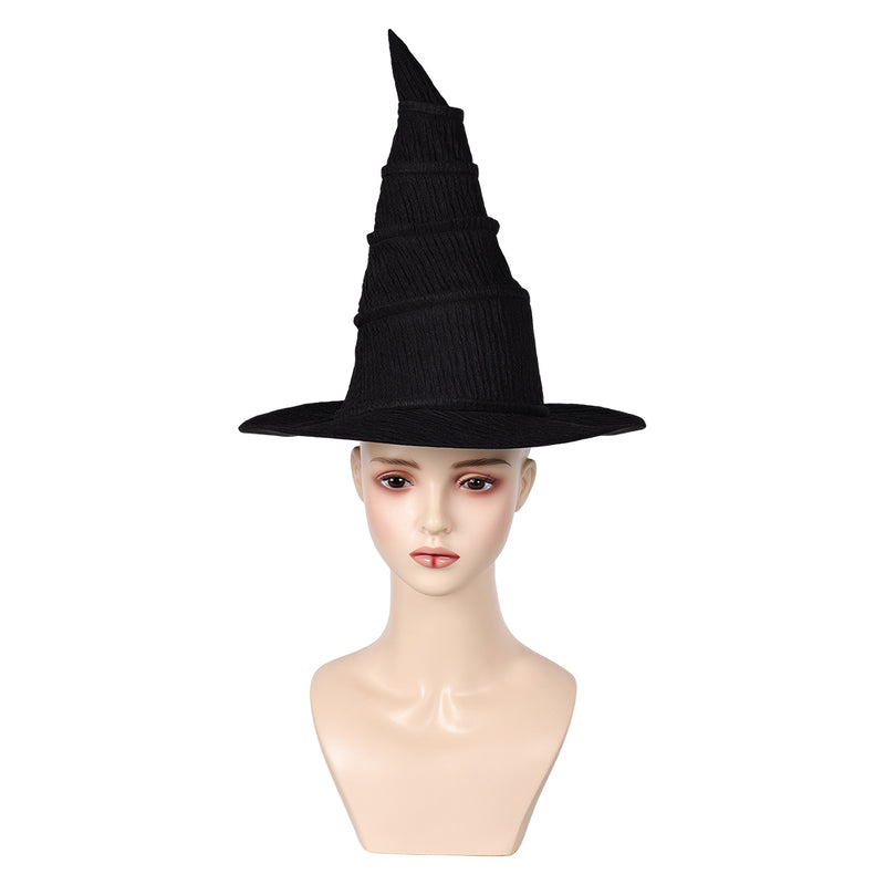 Wicked 2024 Elphaba Witch Women Black Dress Party Carnival Halloween Cosplay Costume