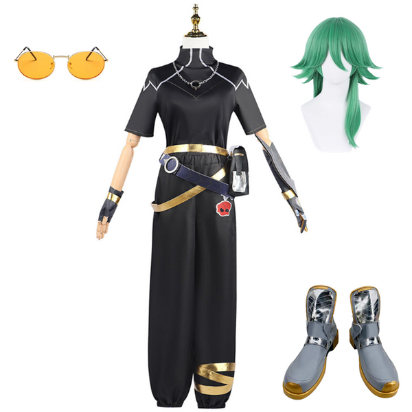 League of Legends Game Heartsteel Ezreal Outfits Wig Shoes Full Set Halloween Carnival Cosplay Costume