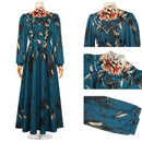 Cosplay Costume Monster: The Lizzie Borden Story Lizzie Blood Dress Printing Women Halloween Carnival Party Outfits