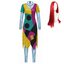 Cosplay Costume The Nightmare Before Christmas Sally Dress Jumpsuit Halloween Carnival Party Outfits