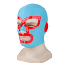 Mexican Wrestler Red Cloak Robe Party Carnival Halloween Cosplay Costume