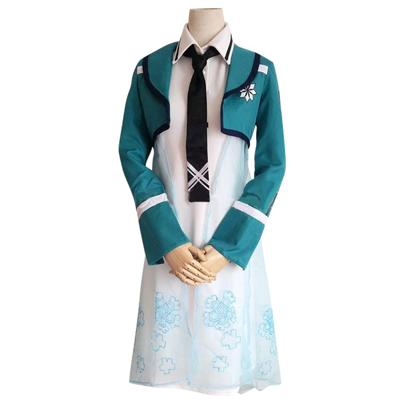 Mahouka Koukou no Rettousei Shiba Miyuki Women Dress Wig Set Party Carnival Halloween Cosplay Costume