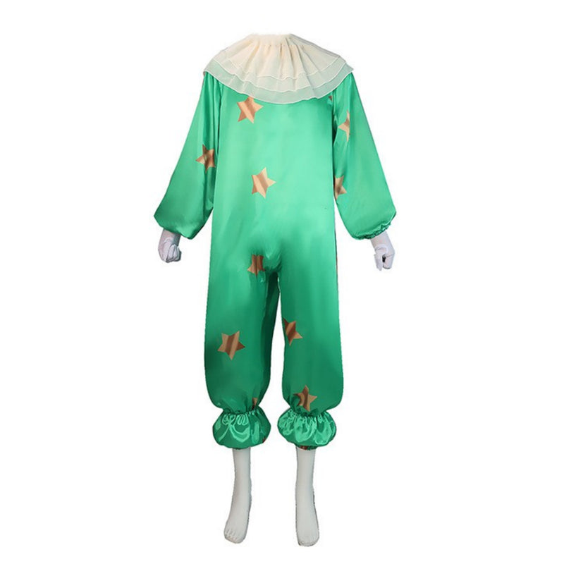 Killer Klowns From Outer Space Spikey Green Outfit Party Carnival Halloween Cosplay Costume