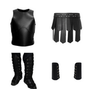 Cosplay Costume Agamemnon The Odyssey (2026) Roman Armor Set Black Halloween Carnival Party Outfits