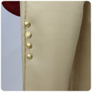 Cosplay Costume Colonial Style Officer Uniform Vintage Authentic Red Men Halloween Carnival Party Outfits