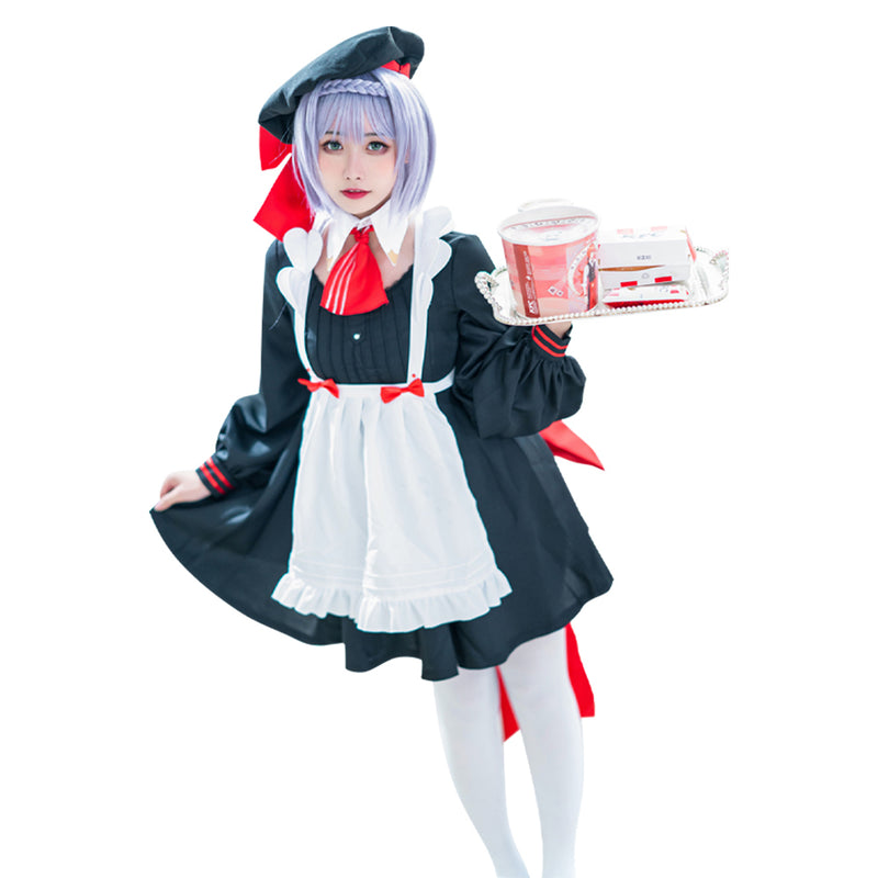 Anime Genshin Impact x KFC Noelle Maid Dress Suit Cosplay Costume