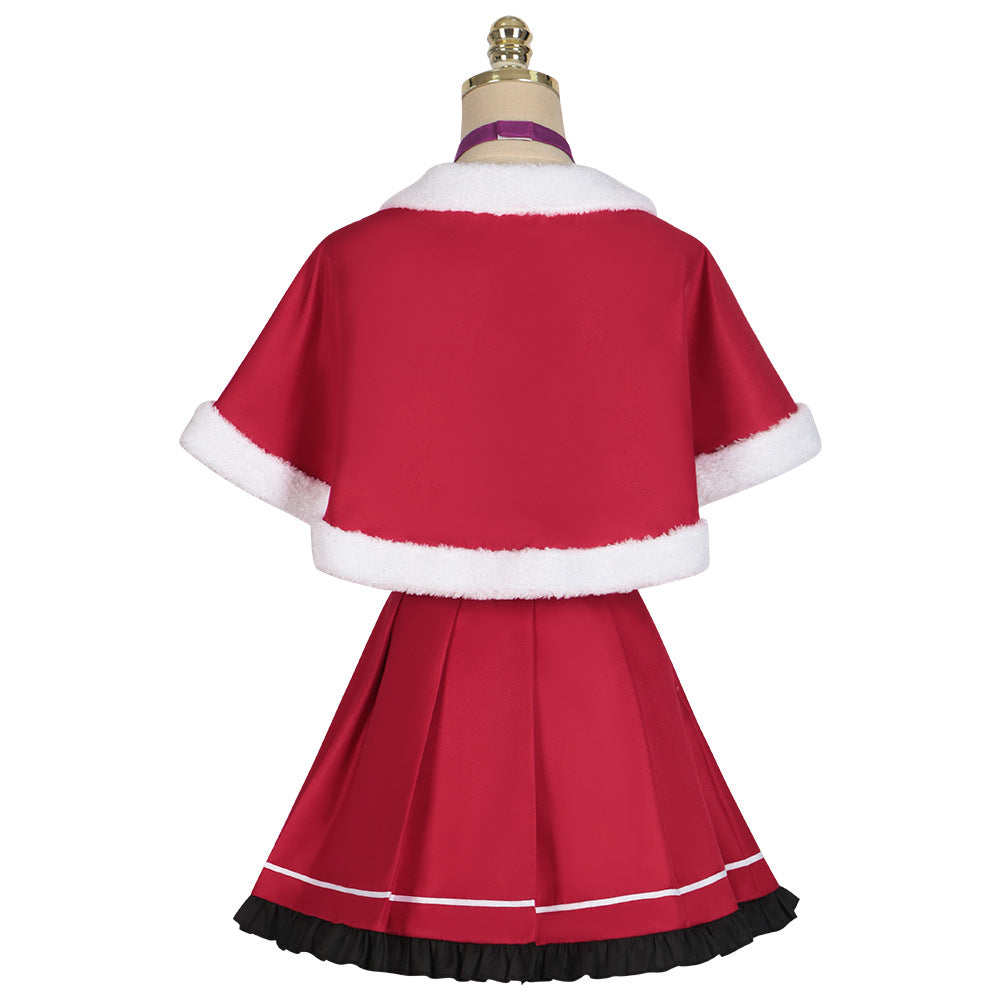 Oshi No Ko Hoshino Ai Dress Christmas Outfits Halloween Party Carnival Suit  Cosplay Costume
