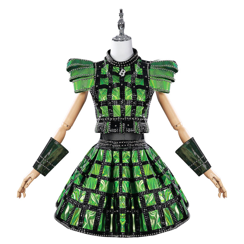 green dress halloween costume Ladies WITCHES of Eastwick Fancy Spooky Costumes Size 8-24 Crafted from high Women's Enchanted Green Witch Costume