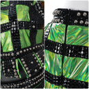 SIX Anne Boleyn Women Green Dress Carnival Halloween Cosplay Costume