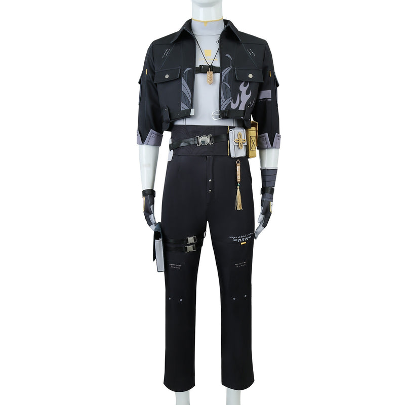 Wuthering Waves Lingyang Rover Black Outfit Party Carnival Halloween Cosplay Costume