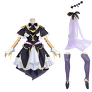 Cosplay Costume Moria Luluka Star Detective Pretty Cure! (2026) Fullset Black Women Halloween Carnival Party Outfits