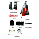 Wuthering Waves Changli Women White Dress Full Set Carnival Halloween Cosplay Costume