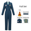 Mouthwashing Anya Women Blue Jumpsuit Carnival Halloween Cosplay Costume
