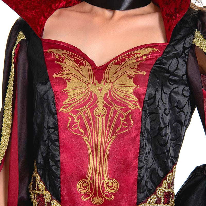Women Vampire Costume Black Dress Outfit for Adult Carnival Halloween Cosplay Costume Women Vampire Costume Black Dress Outfit for Adult Carnival Halloween Cosplay Costume