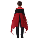 Kids Children Black Vampire Outfit for Boys Carnival Halloween Cosplay Costume