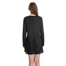 Women Skeleton Costume Black Dress Outfit for Adult Carnival Halloween Cosplay Costume