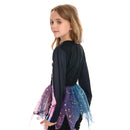 Kids Skull Skeleton Costume Black Jumpsuit for Girls Carnival Halloween Cosplay Costume