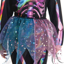 Kids Skull Skeleton Costume Black Jumpsuit for Girls Carnival Halloween Cosplay Costume