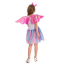 Toddler Kids Pink Fairy Dress Outfit for Girls Carnival Halloween Cosplay Costume