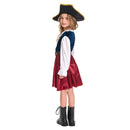 Kids Pirate Costume Blue Dress Medieval Renaissance Outfit Carnival Halloween Cosplay Costume