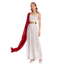 Women Toga Costume Greek Goddess White Dress Renaissance Outfit Carnival Halloween Cosplay Costume