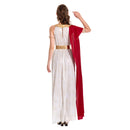 Women Toga Costume Greek Goddess White Dress Renaissance Outfit Carnival Halloween Cosplay Costume