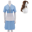 Waitress: The Musical Jenna Hunterson Womne Blue Dress Carnival Halloween Cosplay Costume