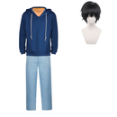 Solo Leveling 2025 Sung Jinwoo Blue Top Pants Full Set Outfit Carnival Halloween Cosplay Costume