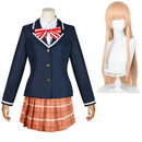 Cosplay Costume Mahiru Shiina The Angel Next Door Spoils Me Rotten School Uniform Women Halloween Carnival Party Outfits