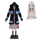 Fire Force 2025 Princess Hibana Women Black Outfit Carnival Halloween Cosplay Costume